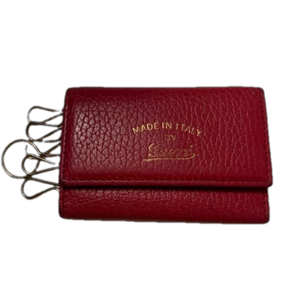 Red gucci key pouch shop